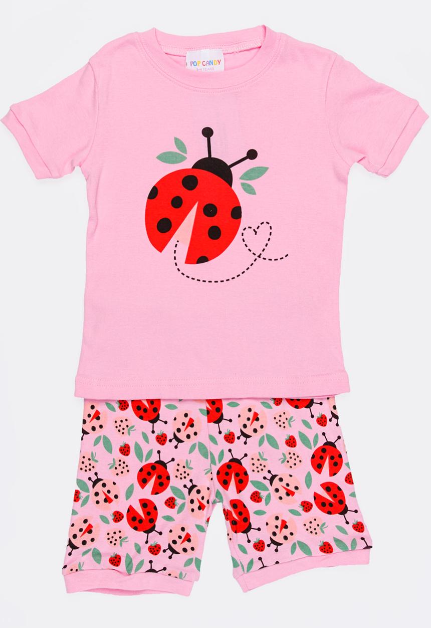 Pop Candy - Short sleeve printed pyjama set - pink  
