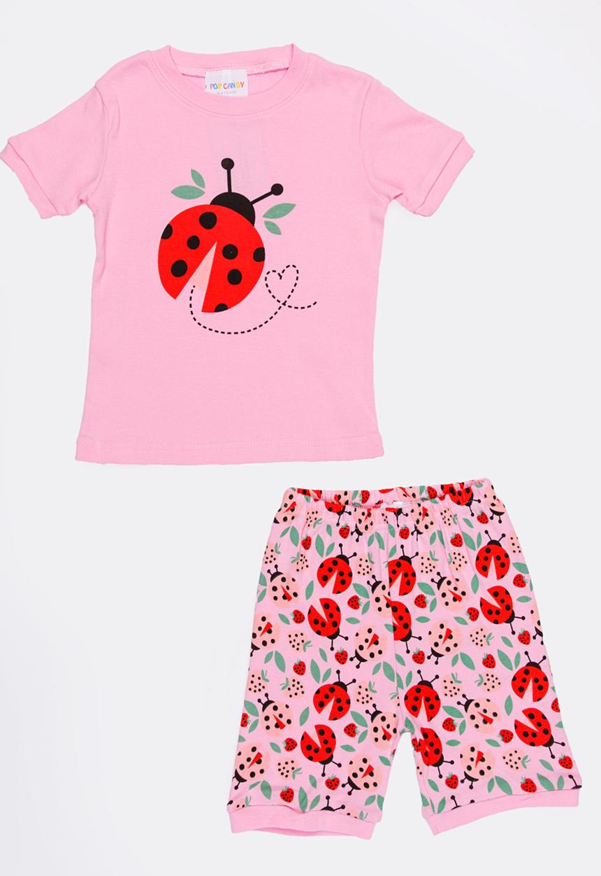 Pop Candy - Short sleeve printed pyjama set - pink  