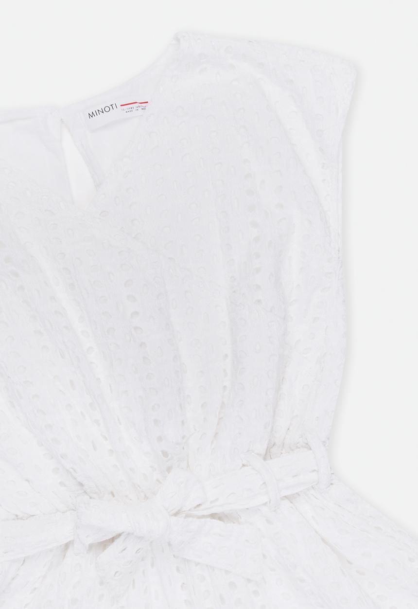 MINOTI - Glasto Brioderie Anglais Playsuit Off White