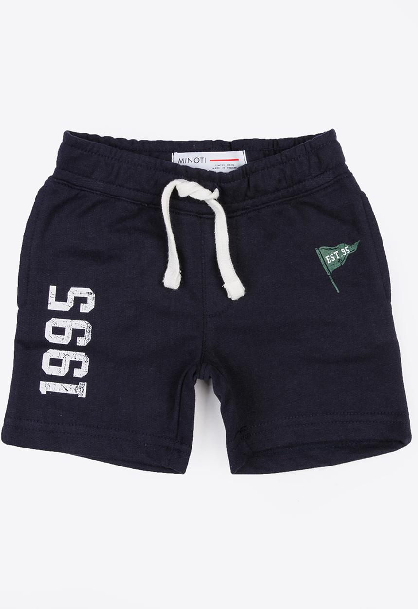 MINOTI - Basic Fleece Shorts Navy