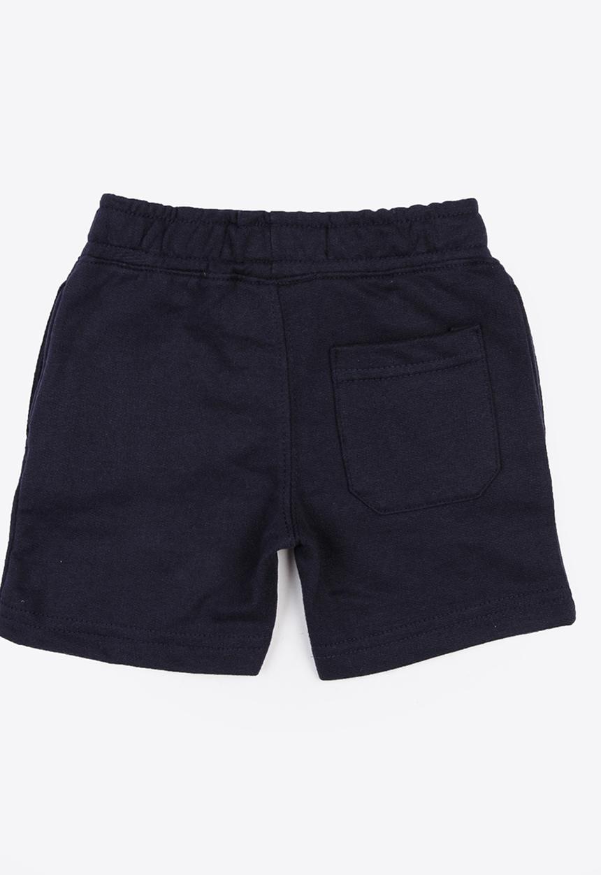MINOTI - Basic Fleece Shorts Navy