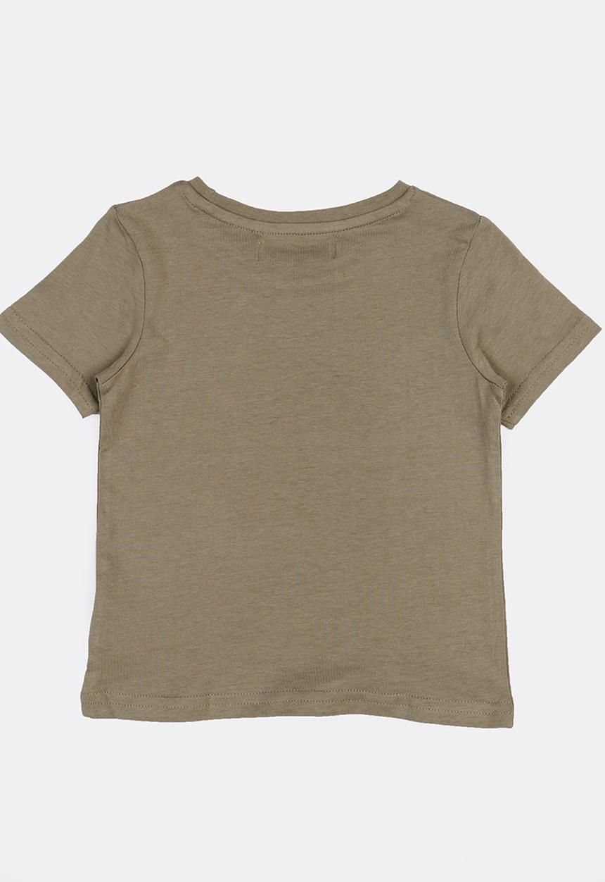 MINOTI - Basic Photographic Vintage Car Print Tee Khaki Green