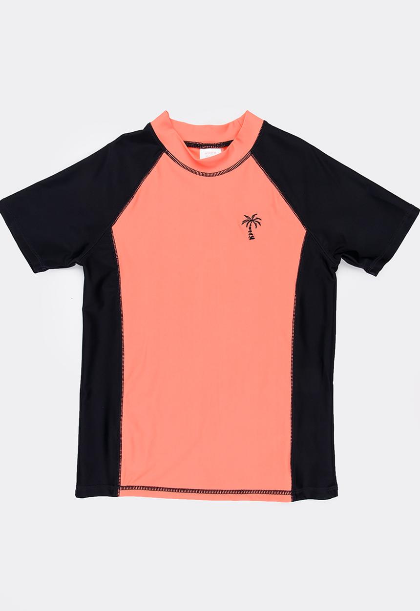 MINOTI - Colour Block Rashvest Mid Pink