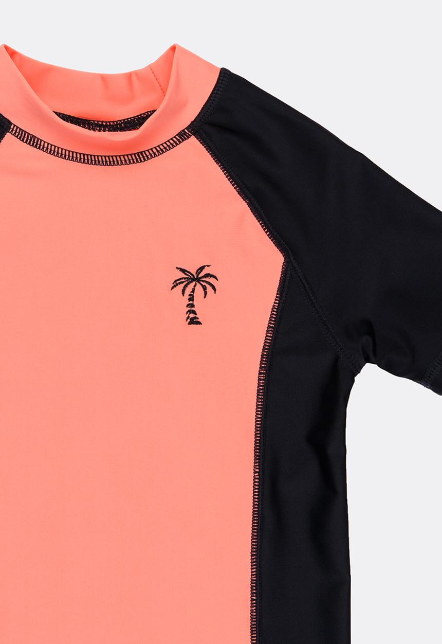 MINOTI - Colour Block Rashvest Mid Pink