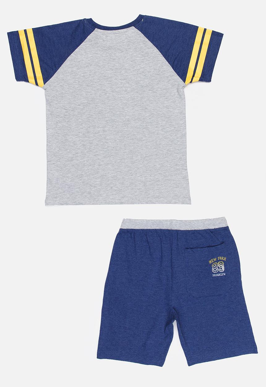 MINOTI - Nap 2 Piece PJ Set Dark Blue