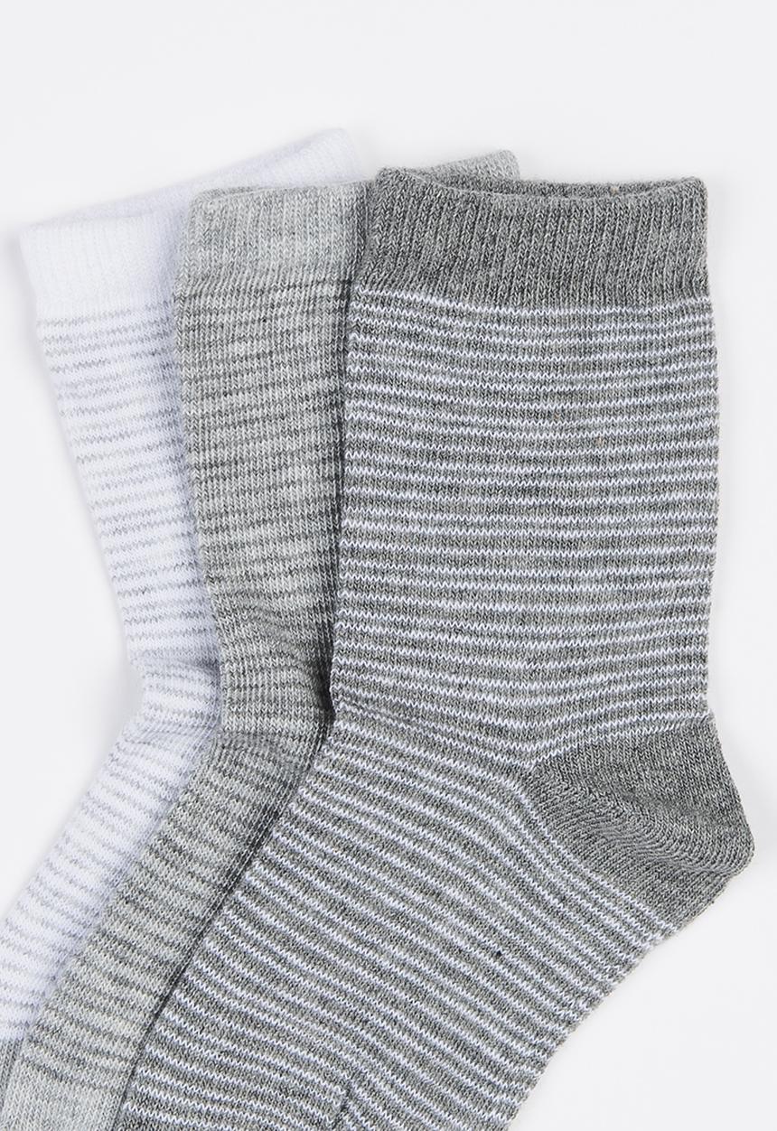 MINOTI - 3 Pack Stripe Socks Multi-colour