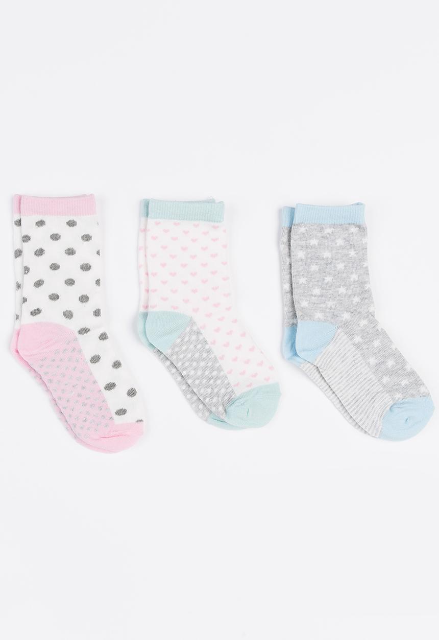 MINOTI - 3 Pack Ankle Socks Multi-colour