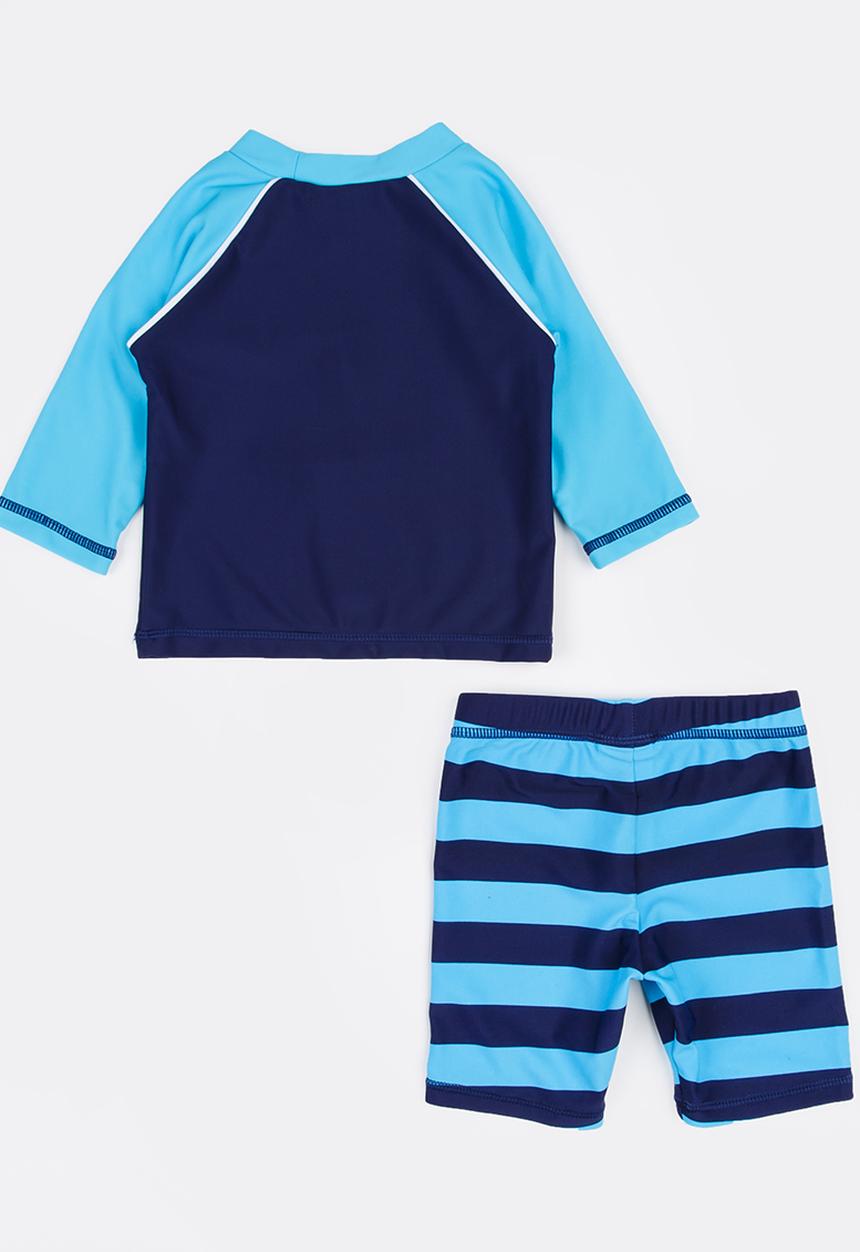 MINOTI - Infants boys octopus rash set - navy