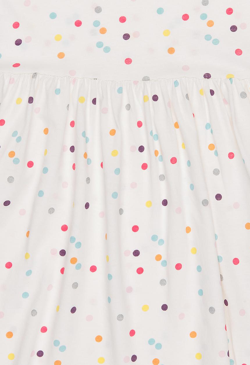 MINOTI - Basic Polka Dot AOP Glitter Print Dress Multi-colour