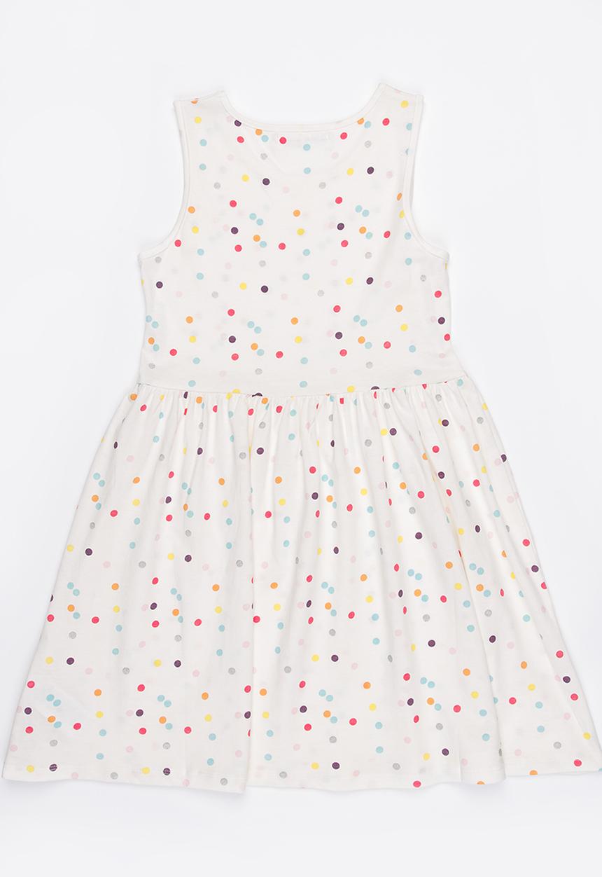MINOTI - Basic Polka Dot AOP Glitter Print Dress Multi-colour
