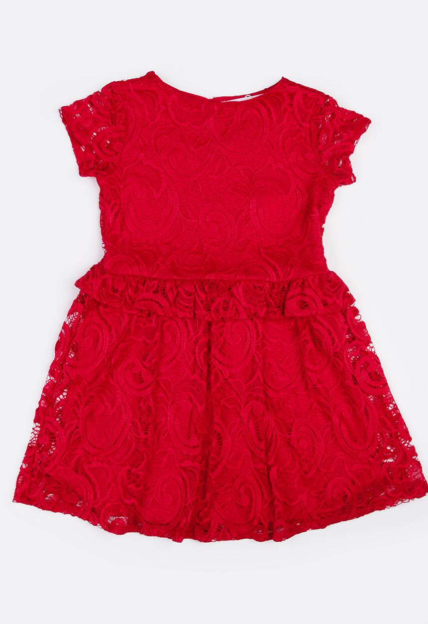 MINOTI - Rebel Lace Dress Red