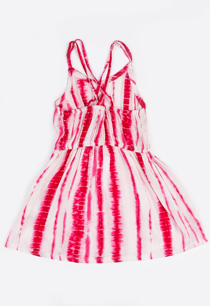 MINOTI - Glasto Tie Dye Criss-Cross Dress Multi-colour