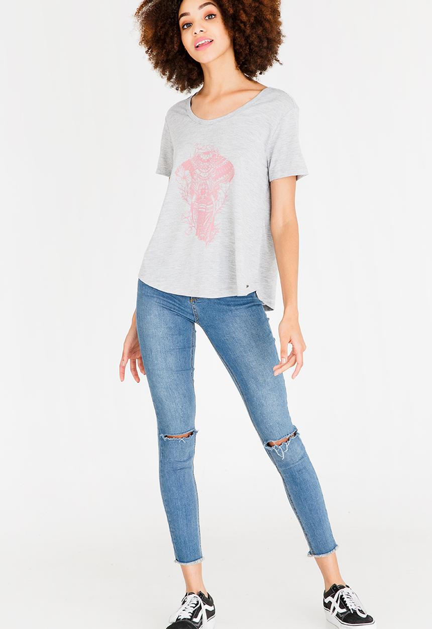 O'Neill - Ellefemme T-shirt Grey Melange