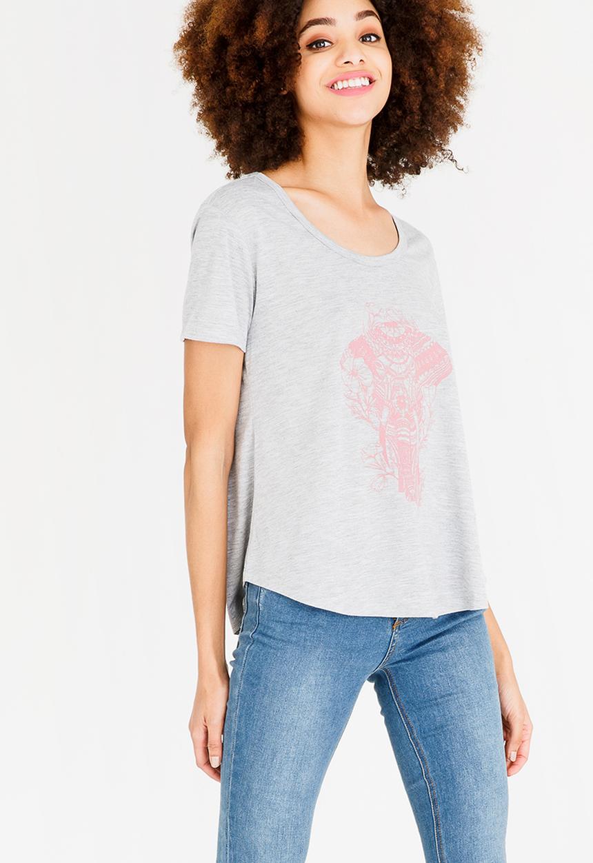 O'Neill - Ellefemme T-shirt Grey Melange