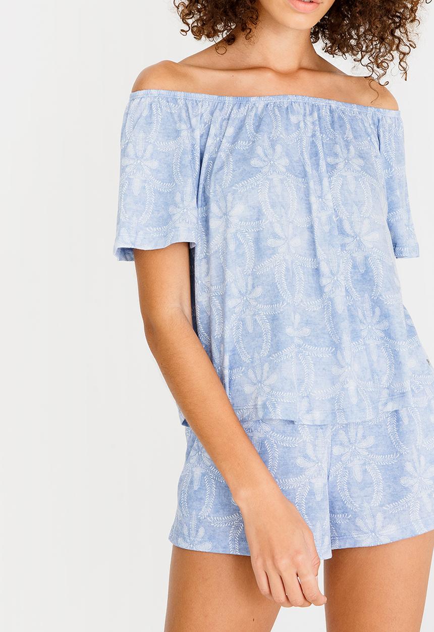 O'Neill - Nali Off Shoulder Top Blue