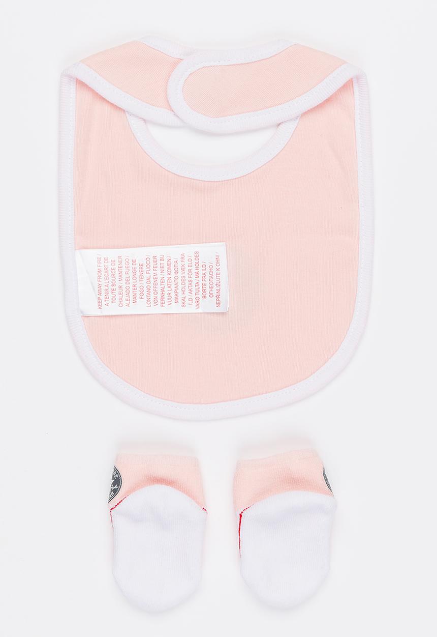 Converse - Converse Chuck bib & bootie set - pink
