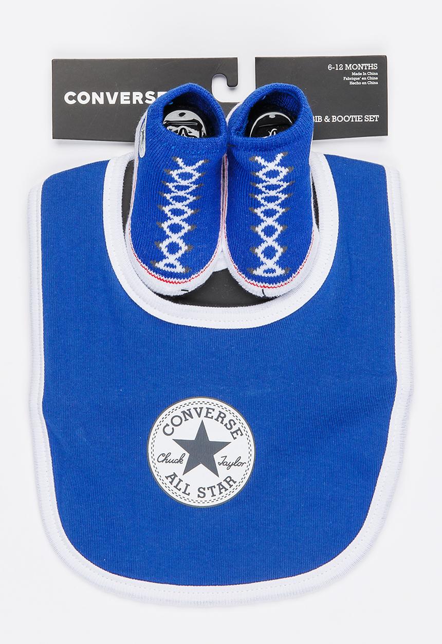 Converse - Converse Chuck bib & bootie set - blue 