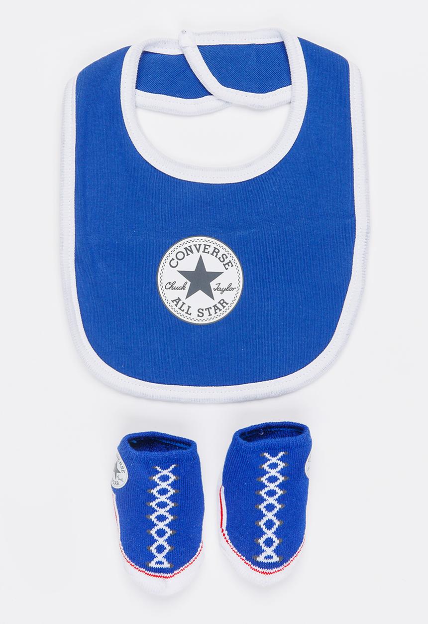 Converse - Converse Chuck bib & bootie set - blue 