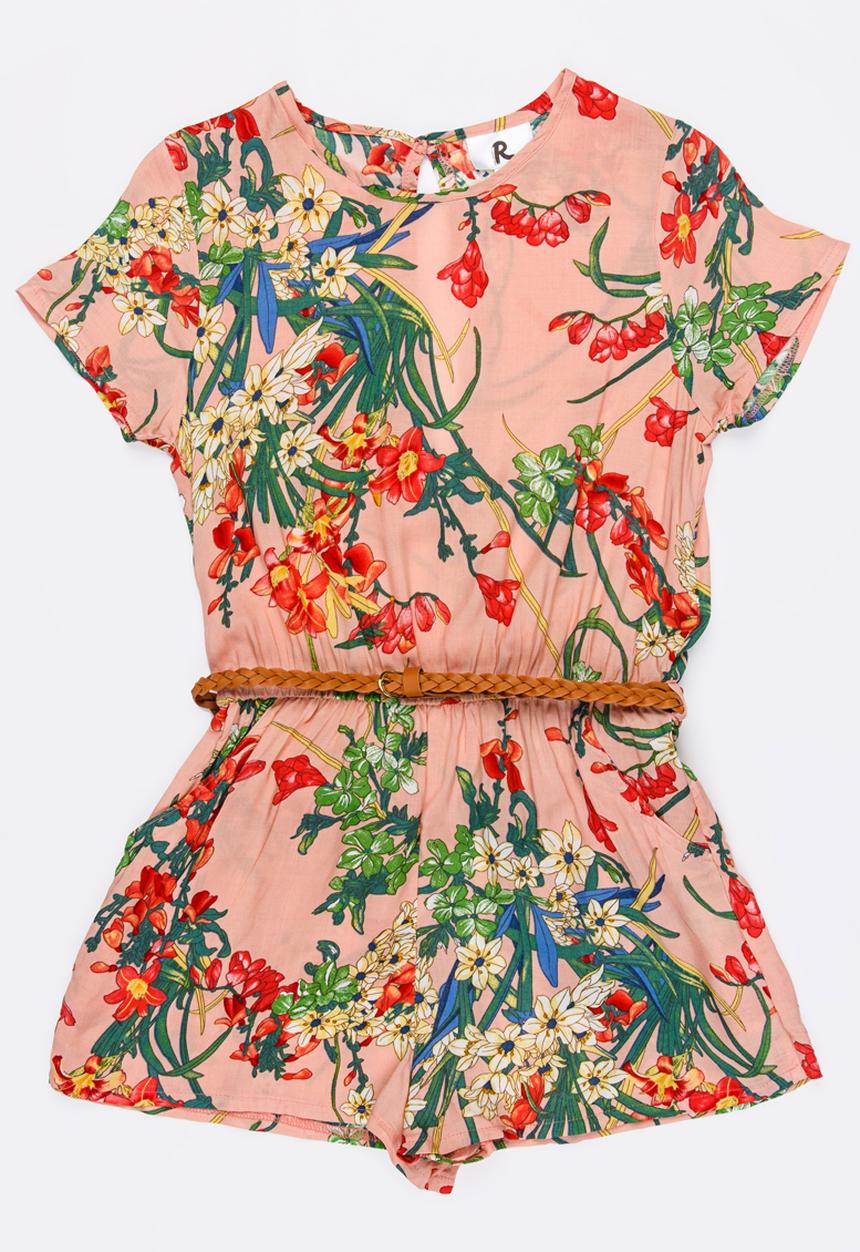 Rebel Republic - Printed playsuit-multi-colour
