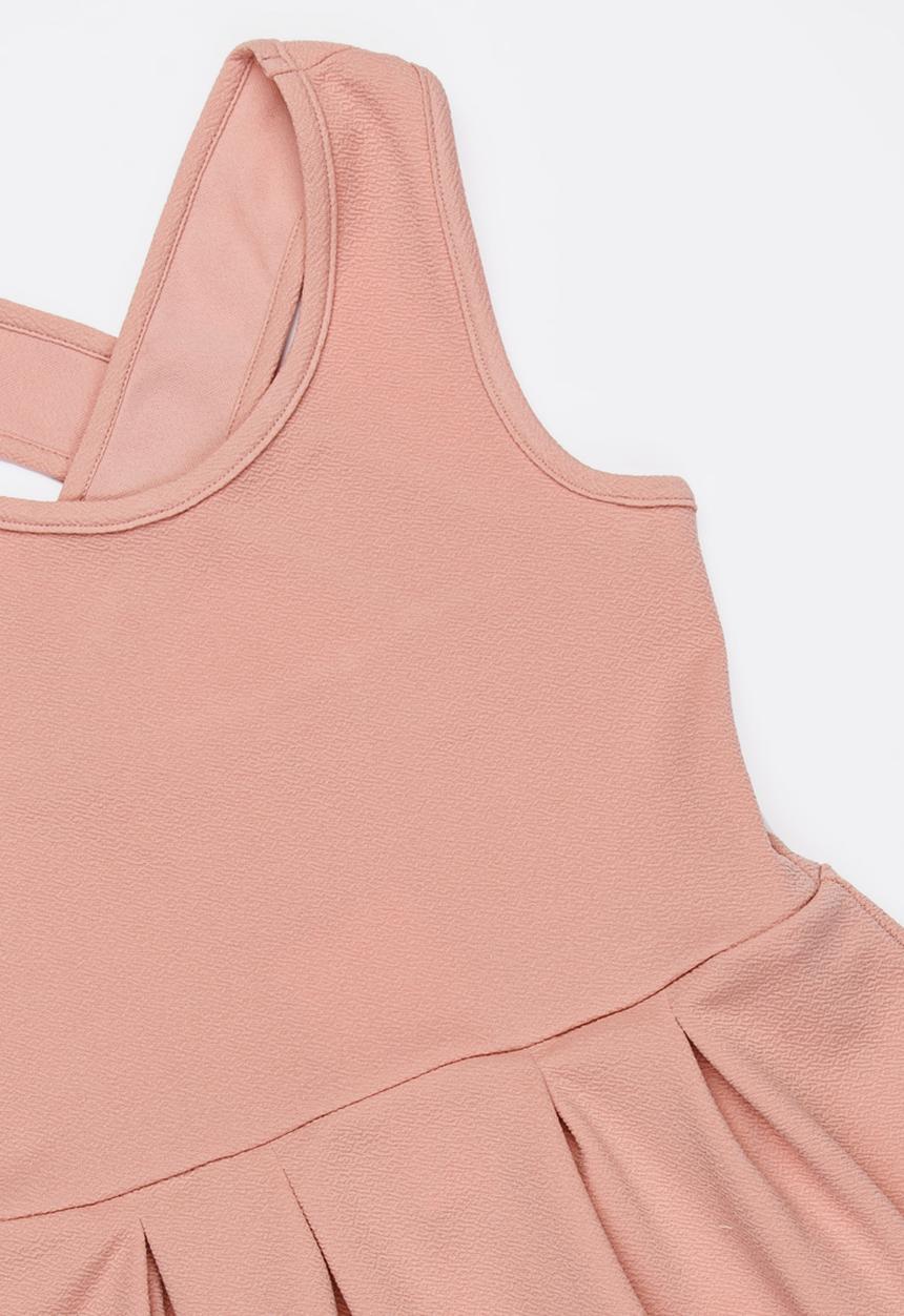 Rebel Republic - Fit & Flare Dress Pale Pink