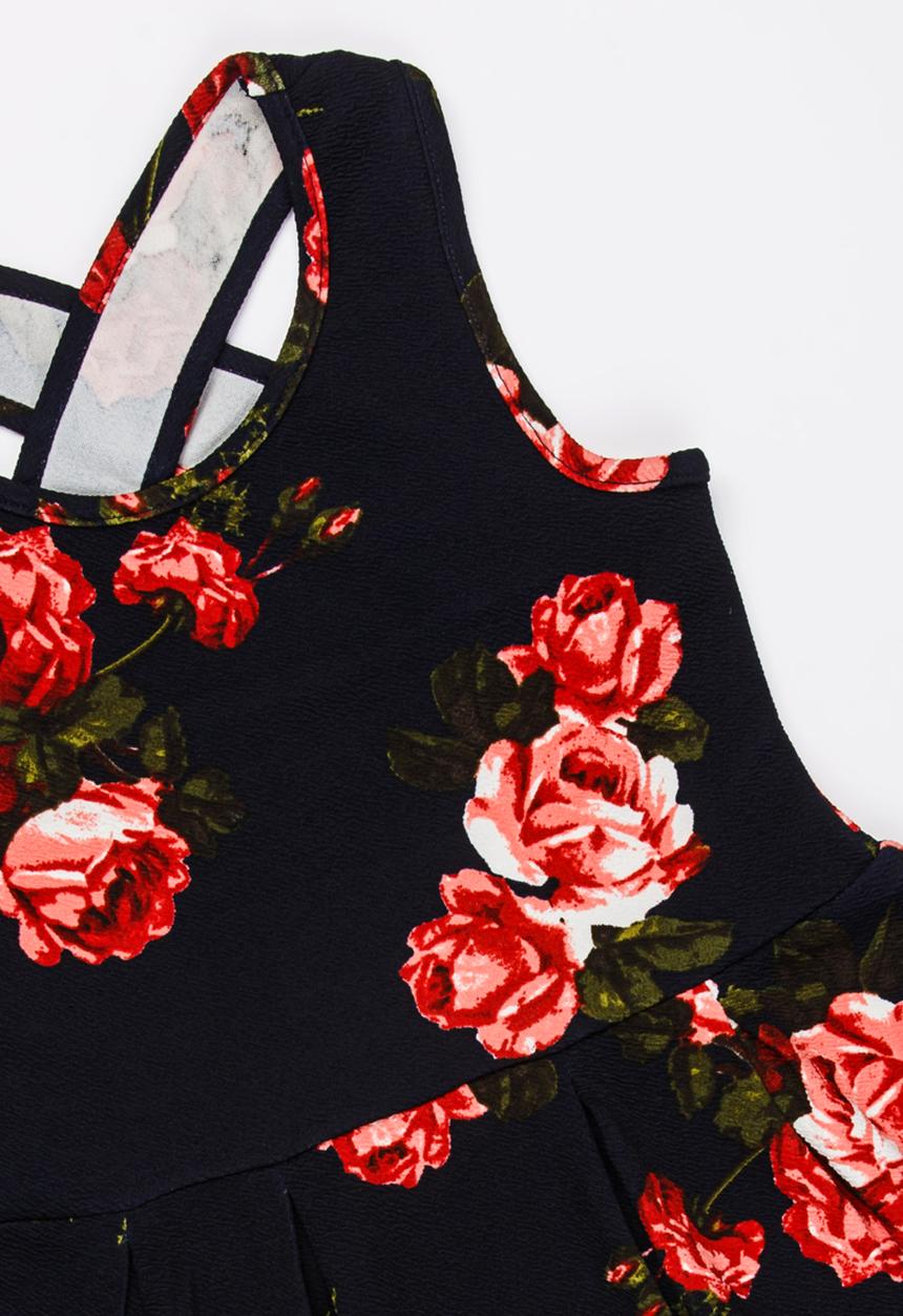 Rebel Republic - Fit & Flare Dress Multi-colour