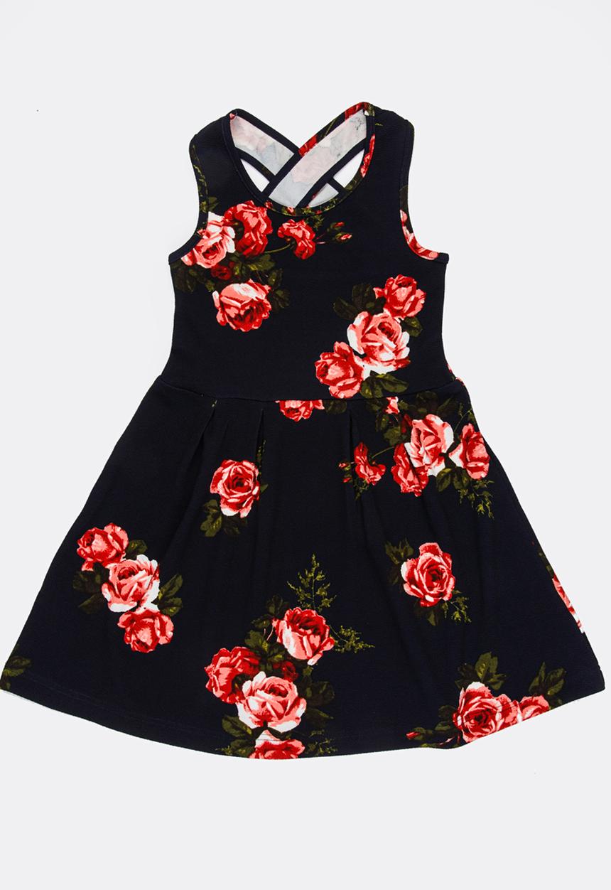 Rebel Republic - Fit & Flare Dress Multi-colour