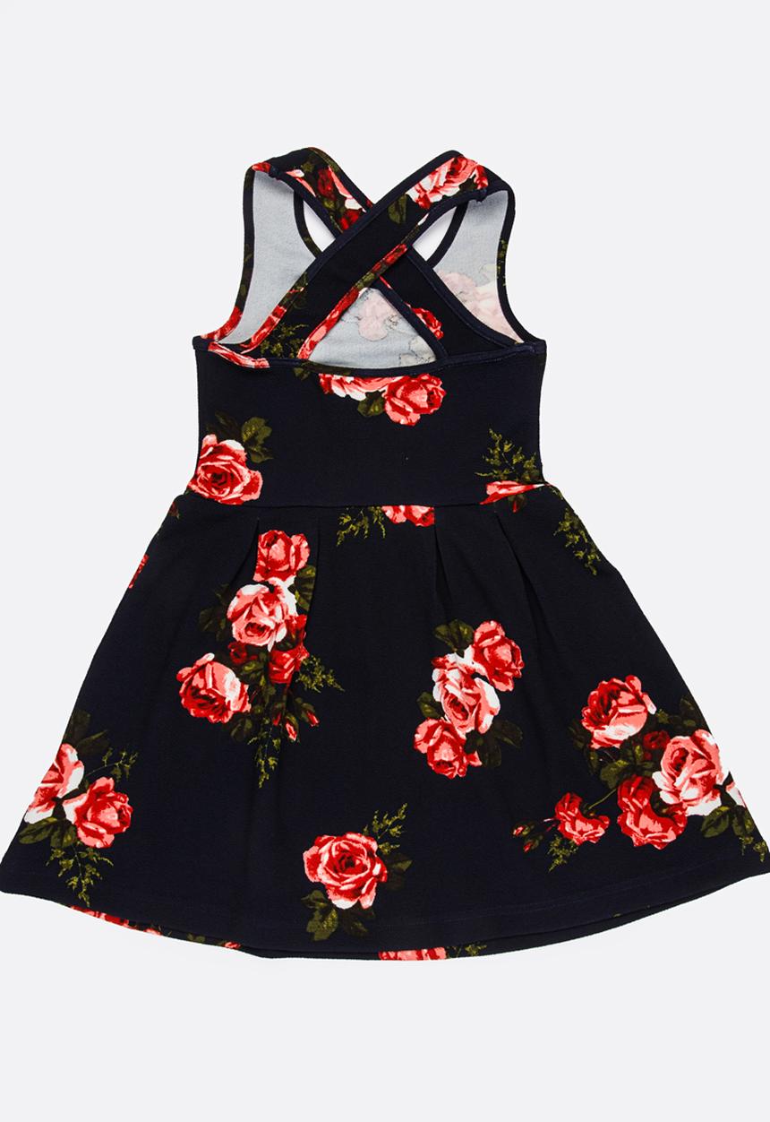 Rebel Republic - Fit & Flare Dress Multi-colour