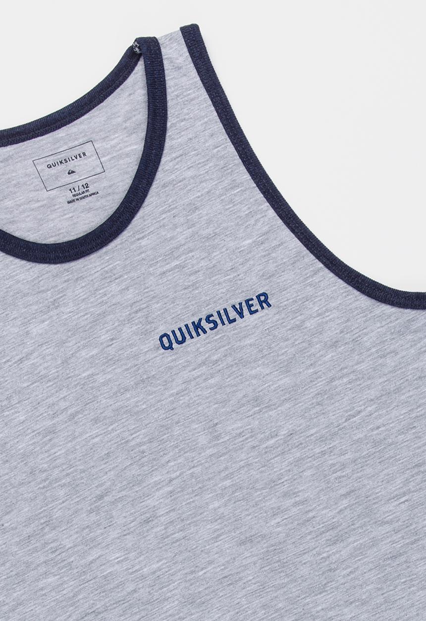 Quiksilver - You better tun tank tee-grey melange