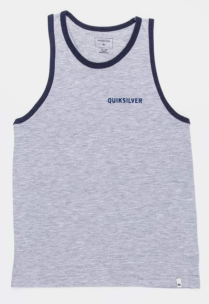 Quiksilver - You better tun tank tee-grey melange