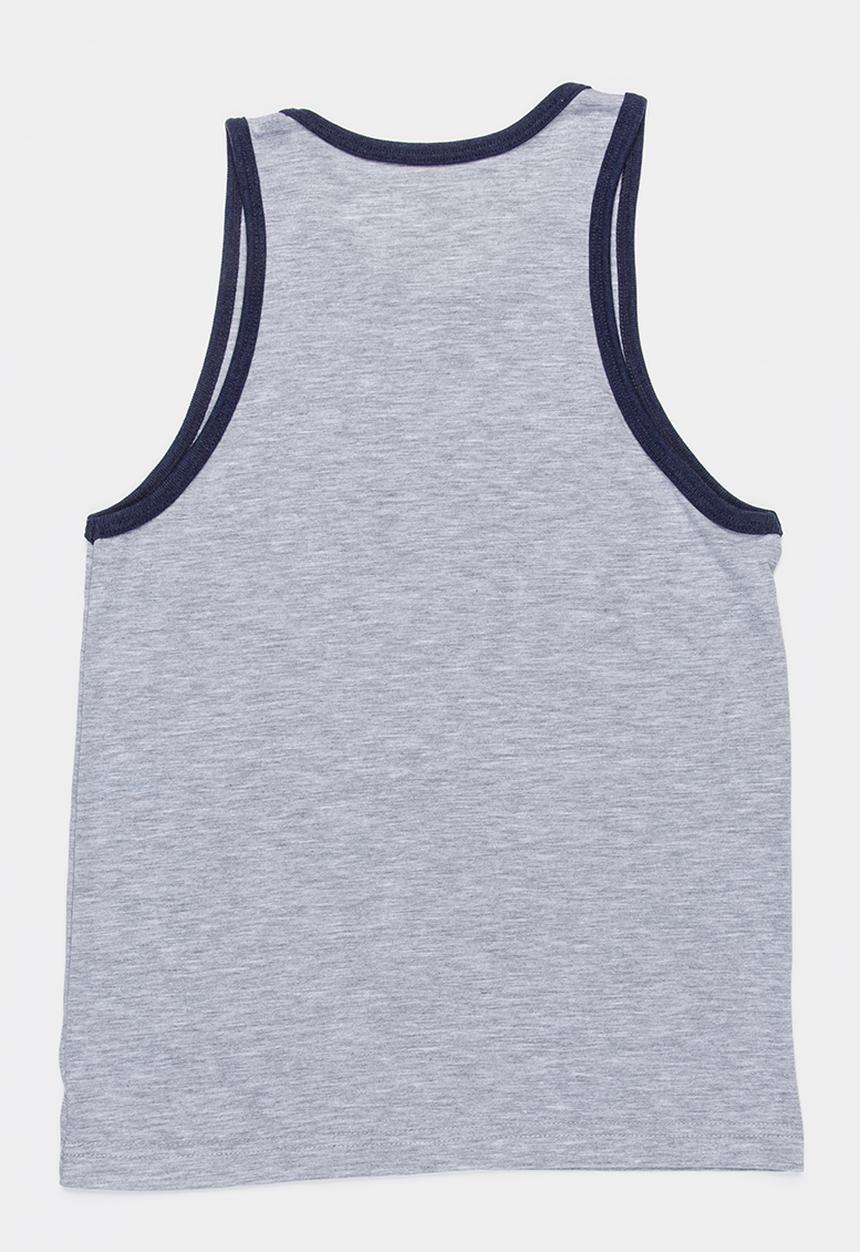 Quiksilver - You better tun tank tee-grey melange