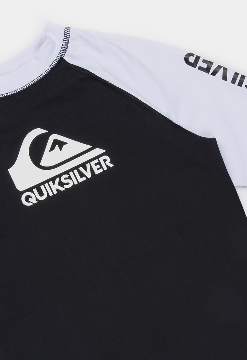 Quiksilver - On Tour Rash Vest - Black and White