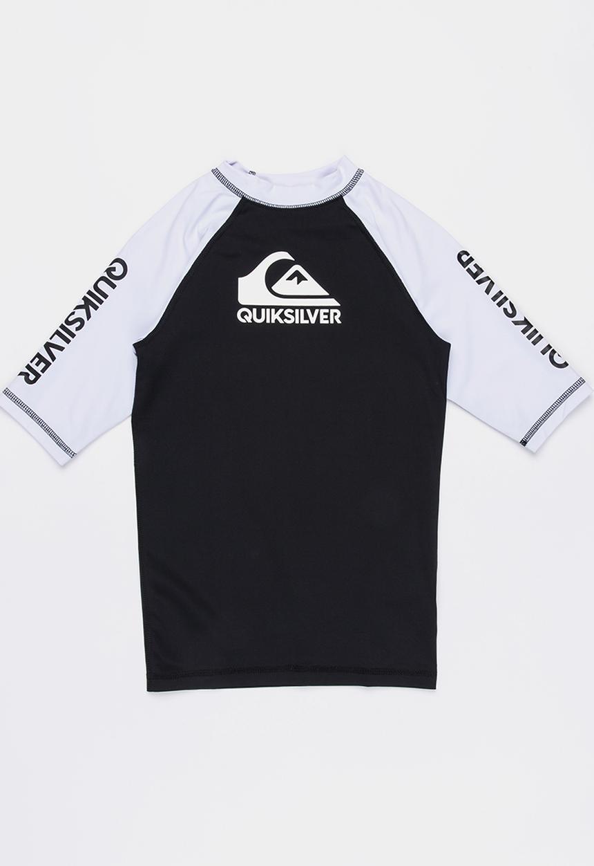 Quiksilver - On Tour Rash Vest - Black and White