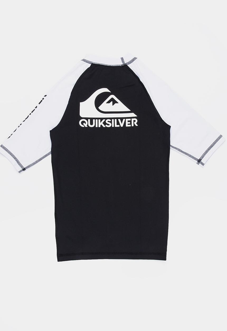 Quiksilver - On Tour Rash Vest - Black and White