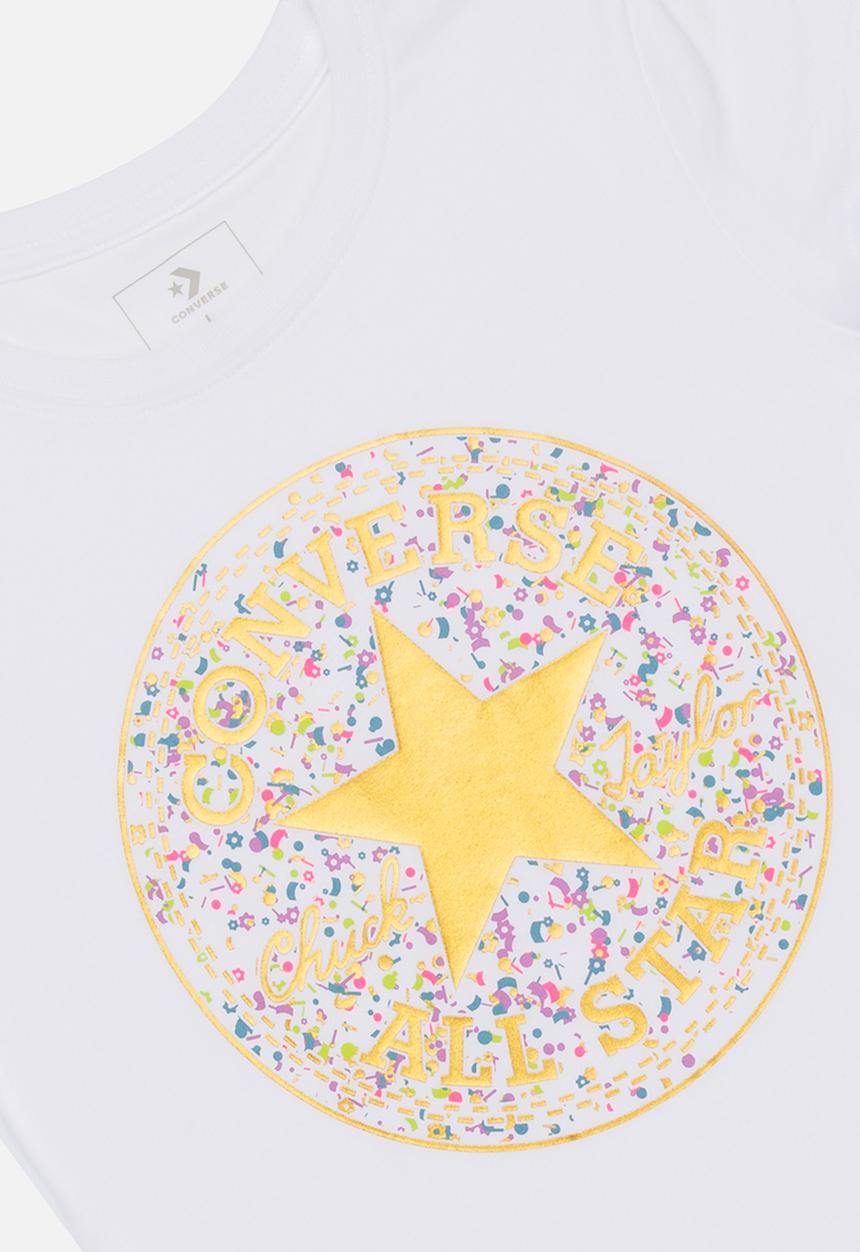 Converse - Birthday confetti tee - white