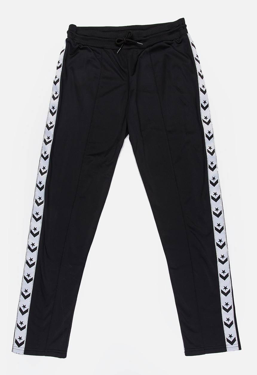 Converse - Star chevron track pant - black