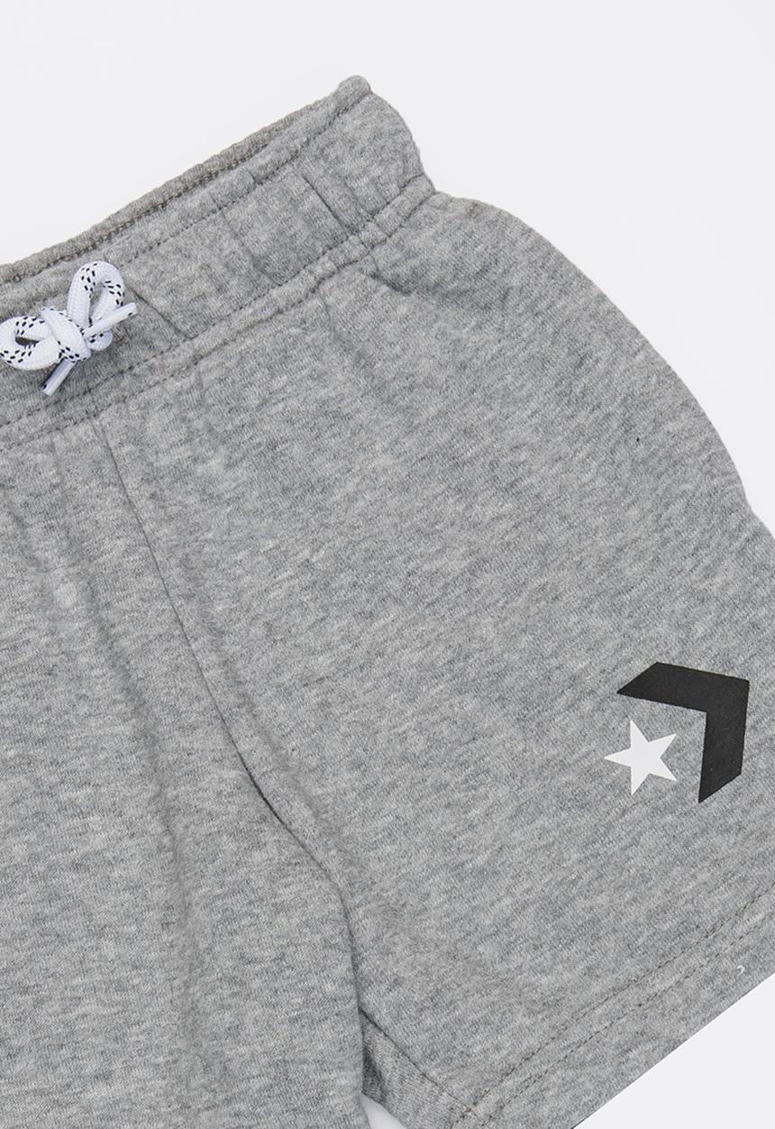 Converse - Star chevron graphic short - grey heather