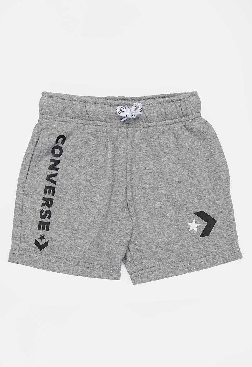 Converse - Star chevron graphic short - grey heather