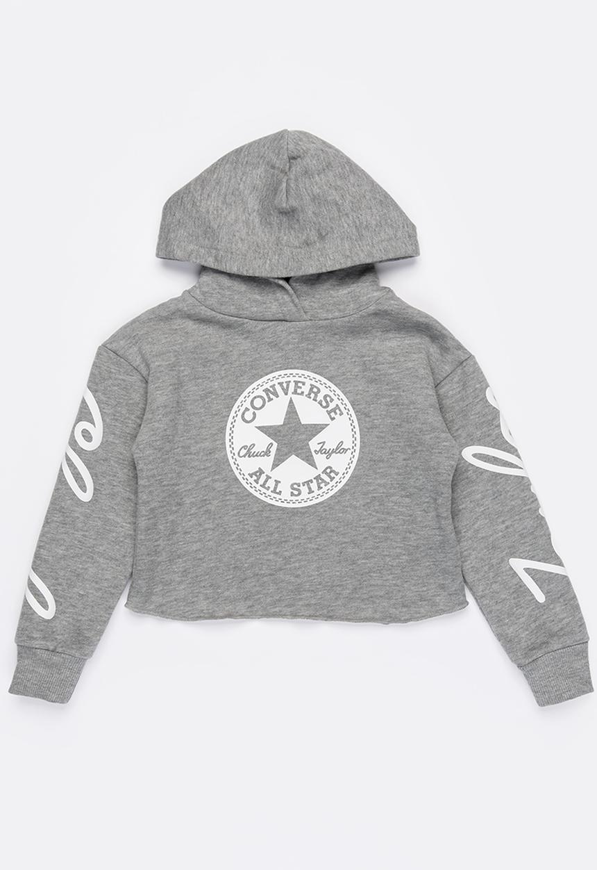 Converse - Chuck taylor sig hoodie - grey 