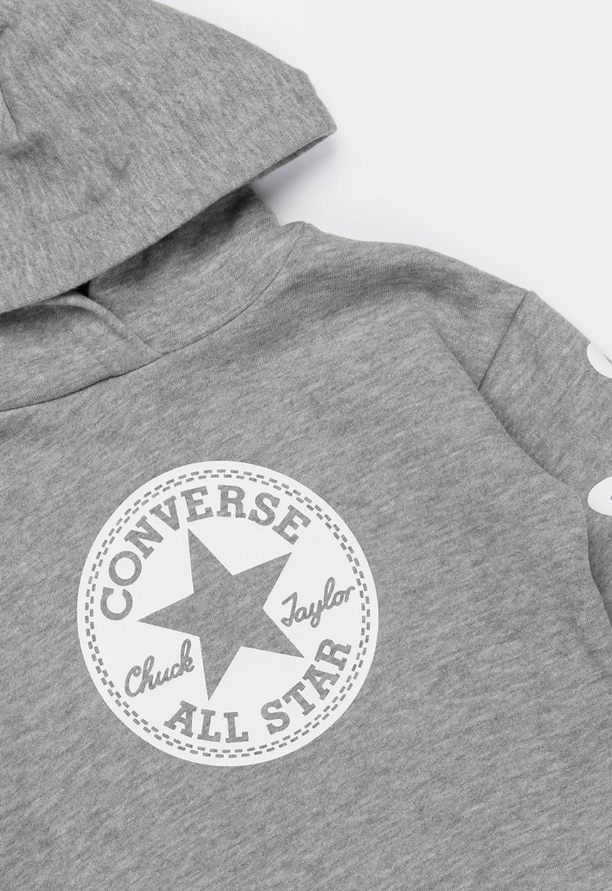 Converse - Chuck taylor sig hoodie - grey 