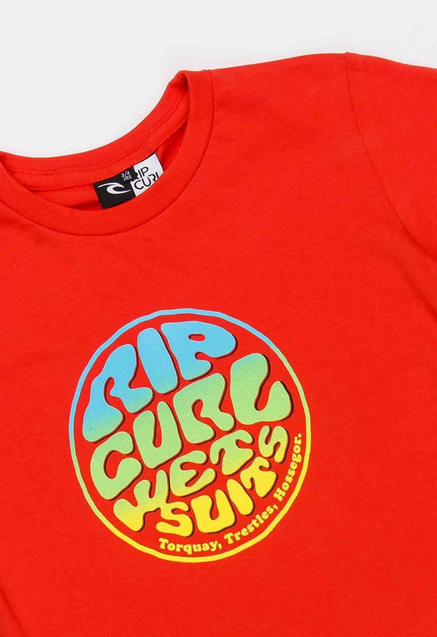 Rip Curl - Wetti Faded Tee Red