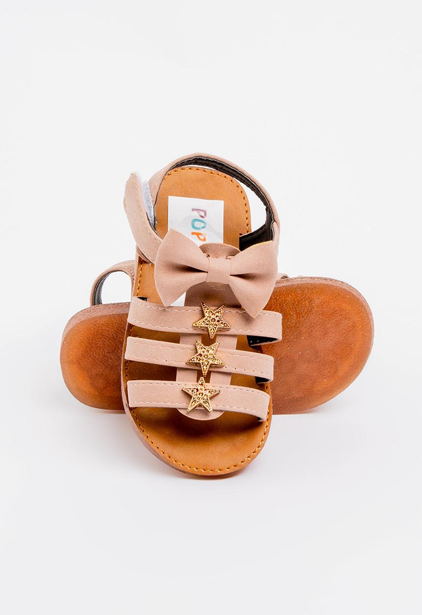 Pop Candy - Bow Detailed Sandal Pale Pink