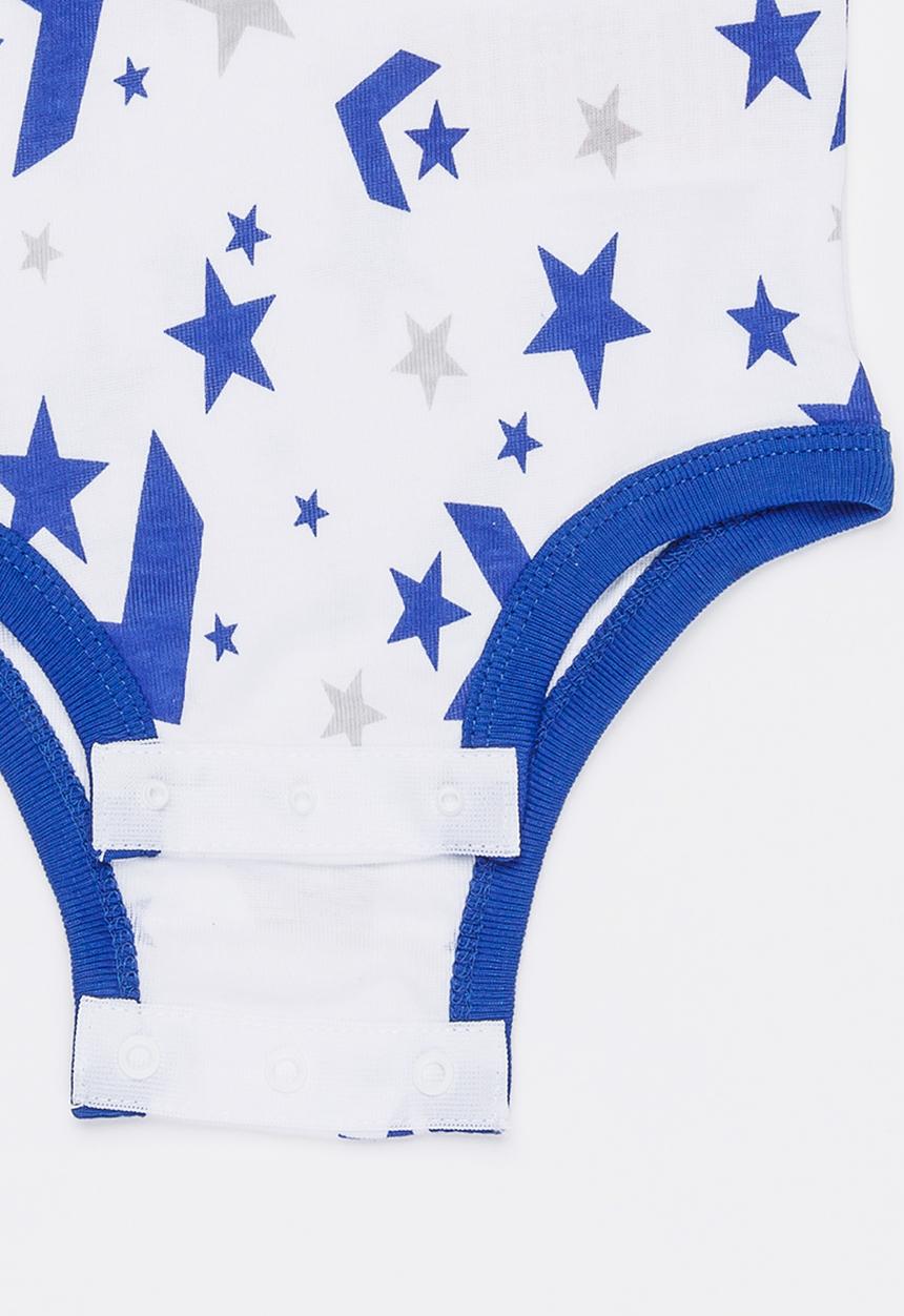 Converse - Converse all over star chevron Bib Set - Blue