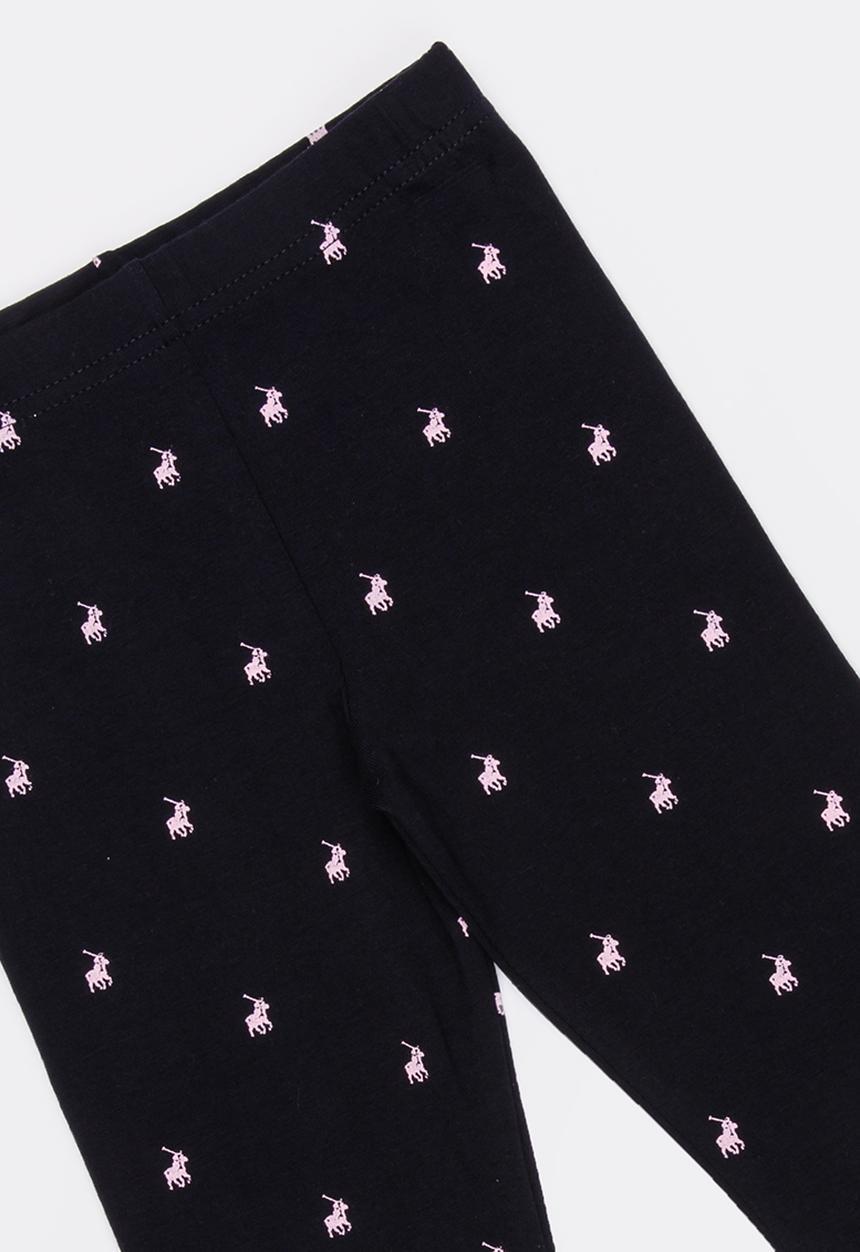 POLO - Kids Sadie printed legging - black