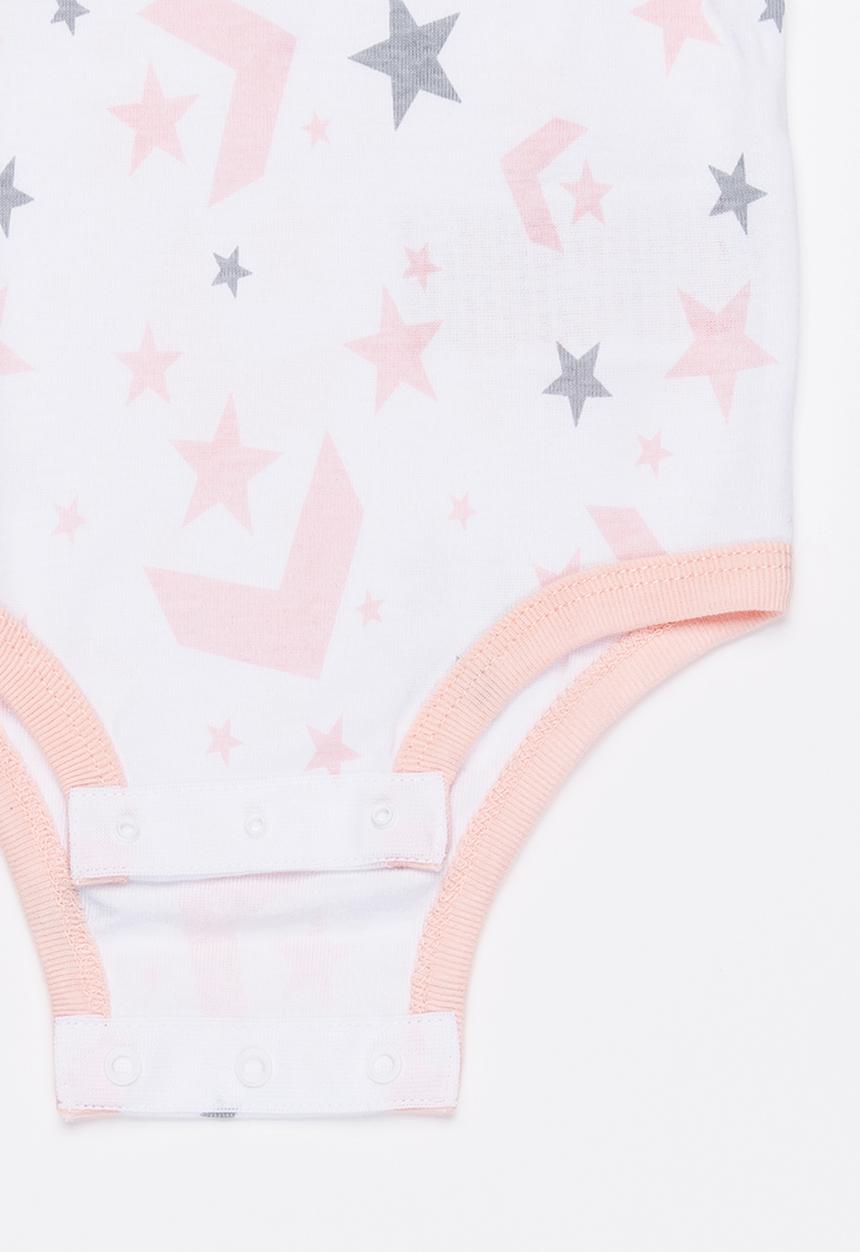Converse - Converse all over star chevron bib set - pink