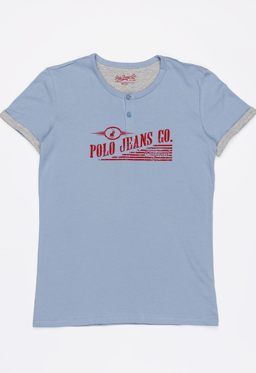 POLO - Justin Henley tee - blue