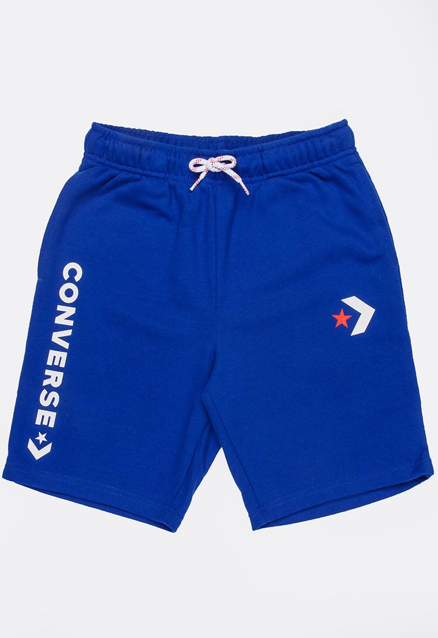Converse - Converse star chevron graphic short - blue