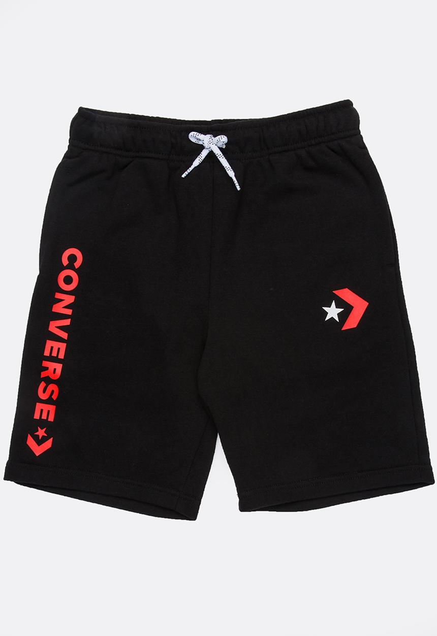 Converse - Converse star chevron graphic short - black