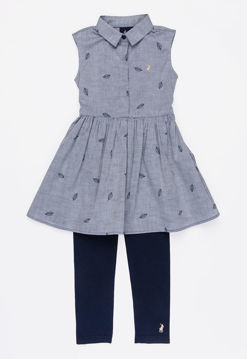 POLO - Kim dress & legging set - navy