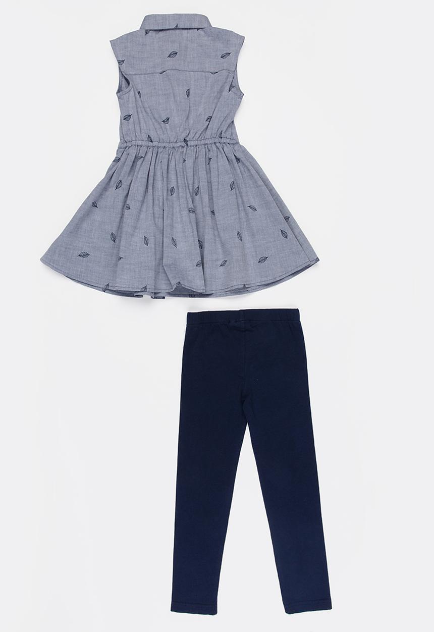 POLO - Kim dress & legging set - navy