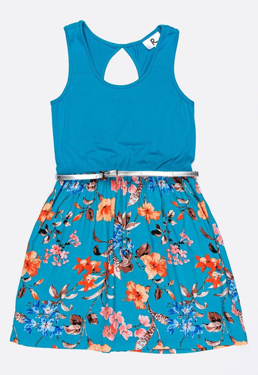 Rebel Republic - Combo dress - blue 